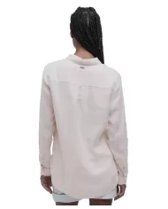 Camicia Donna rosa rigata in lino LSH1315 LSH MARINE|BARBOUR Camicia Donna rosa rigata in lino LSH1315 LSH MARINE|BARBOUR