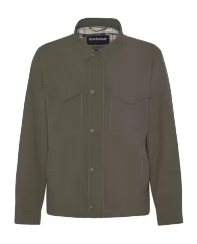Giacca Uomo verde scuro tasche a toppa MCA1053 MCA CAMBER|BARBOUR