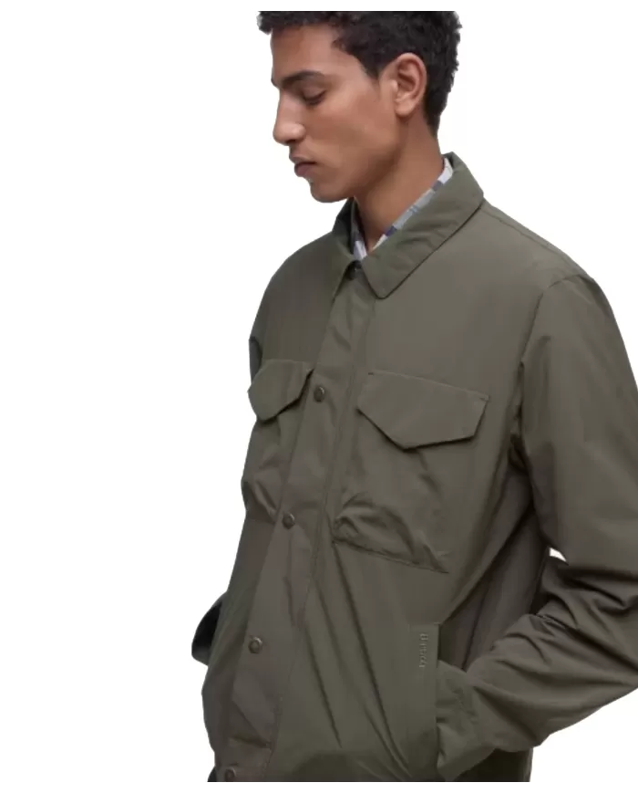 Giacca Uomo verde scuro tasche a toppa MCA1053 MCA CAMBER|BARBOUR Giacca Uomo verde scuro tasche a toppa MCA1053 MCA CAMBER|BARBOUR