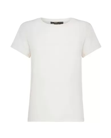 T-shirt Donna panna di cotone MJ1663 890180|SEVENTY 19.70 T-shirt Donna panna di cotone MJ1663 890180|SEVENTY 19.70