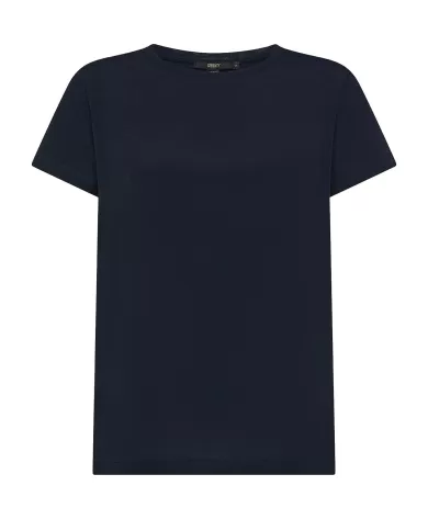 T-shirt Donna blu in cotone MJ1663 890180|SEVENTY 19.70 T-shirt Donna blu in cotone MJ1663 890180|SEVENTY 19.70