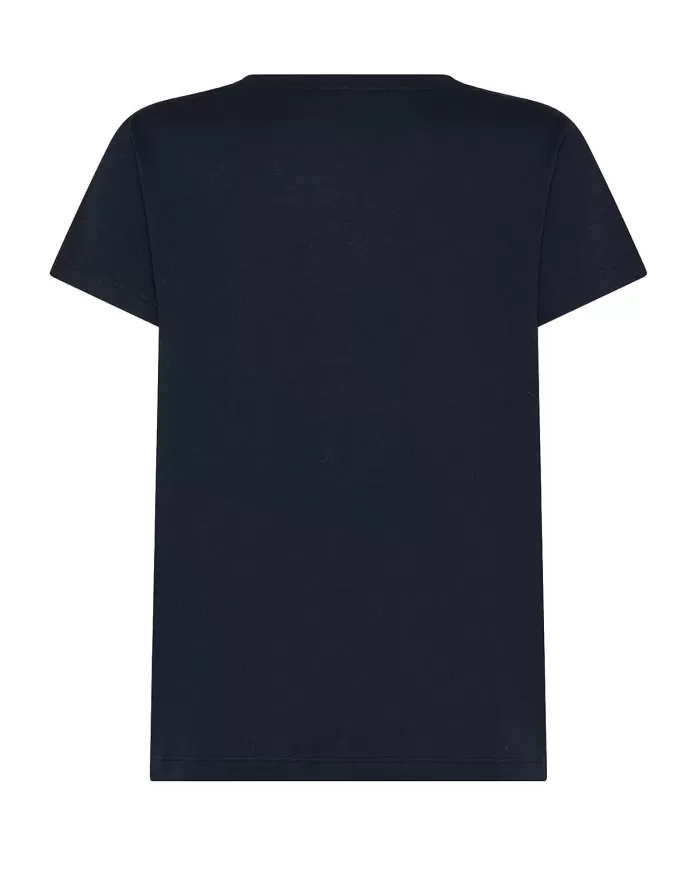 T-shirt Donna blu in cotone MJ1663 890180|SEVENTY 19.70 T-shirt Donna blu in cotone MJ1663 890180|SEVENTY 19.70