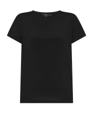 T-shirt Donna nera in cotone MJ1663 890180 |SEVENTY 19.70 T-shirt Donna nera in cotone MJ1663 890180 |SEVENTY 19.70
