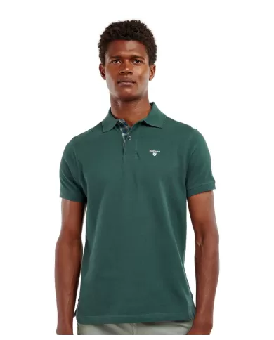 Polo Uomo verde scuro in cotone MML0012 MIDLAYERS|BARBOUR Polo Uomo verde scuro in cotone MML0012 MIDLAYERS|BARBOUR