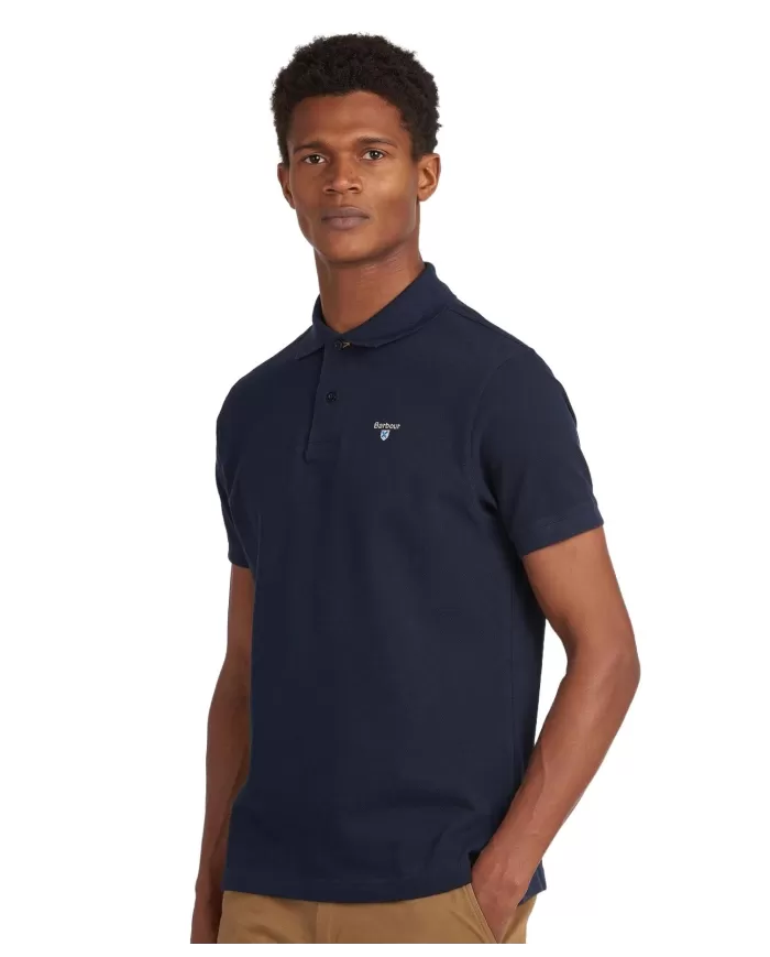 Polo Uomo blu in cotone MML0012 MIDLAYERS|BARBOUR Polo Uomo blu in cotone MML0012 MIDLAYERS|BARBOUR
