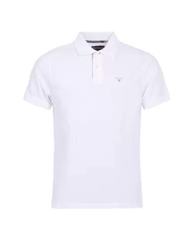 Polo Uomo bianca in cotone MML0012 MIDLAYERS|BARBOUR Polo Uomo bianca in cotone MML0012 MIDLAYERS|BARBOUR