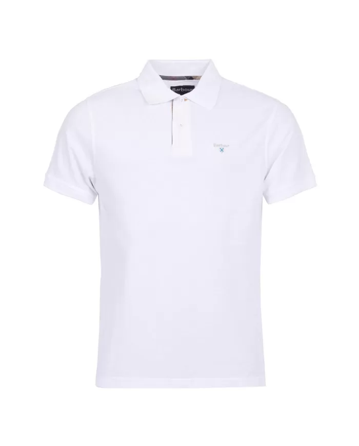 Polo Uomo bianca in cotone MML0012 MIDLAYERS|BARBOUR Polo Uomo bianca in cotone MML0012 MIDLAYERS|BARBOUR