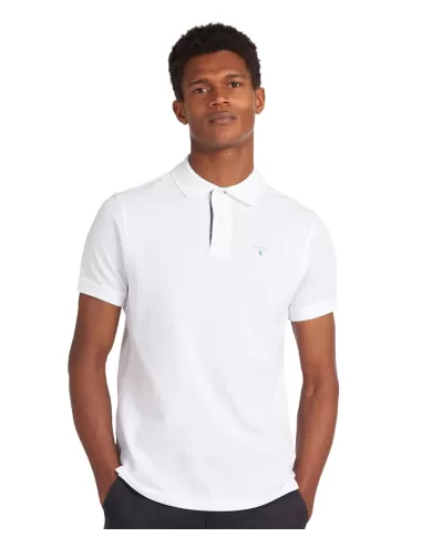 Polo Uomo bianca in cotone MML0012 MIDLAYERS|BARBOUR Polo Uomo bianca in cotone MML0012 MIDLAYERS|BARBOUR