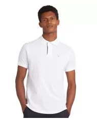 Polo Uomo bianca in cotone MML0012 MIDLAYERS|BARBOUR