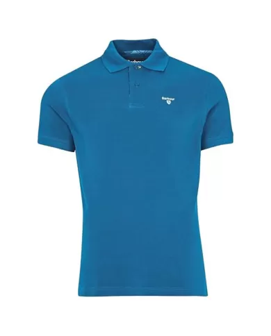 BARBOUR Polo Uomo MML0012 MIDLAYERS PE 2025 cotone regular con dettaglio tartan AQ72 lyons blue BARBOUR Polo Uomo MML0012 MIDLAYERS PE 2025 cotone regular con dettaglio tartan AQ72 lyons blue