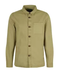 Overshirt Uomo verde oliva in cotone MOS0281 MOS WASHED | BARBOUR