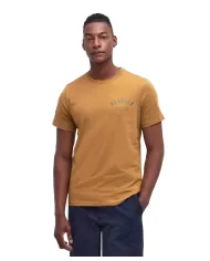 T-shirt Uomo senape in cotone MTS0502 PREPPY|BARBOUR