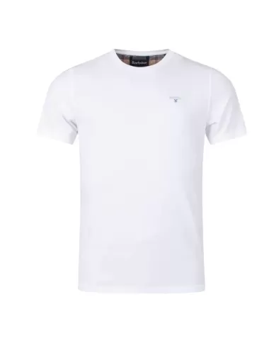 T-shirt Uomo bianca in cotone MTS0670 SPORTS |BARBOUR T-shirt Uomo bianca in cotone MTS0670 SPORTS |BARBOUR