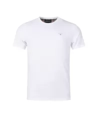 T-shirt Uomo bianca in cotone MTS0670 SPORTS |BARBOUR