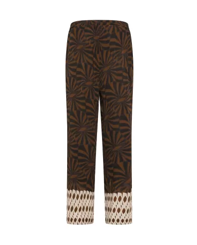 Pantalone Donna marrone a fantasia PT1356 450261 |SEVENTY 19.70 Pantalone Donna marrone a fantasia PT1356 450261 |SEVENTY 19.70