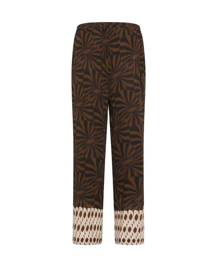 Pantalone Donna marrone a fantasia PT1356 450261 |SEVENTY 19.70 Pantalone Donna marrone a fantasia PT1356 450261 |SEVENTY 19.70