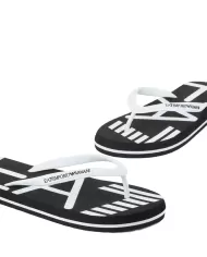 Infradito Uomo black/white suola stampata XCQ004 XK196|EA7 Infradito Uomo black/white suola stampata XCQ004 XK196|EA7