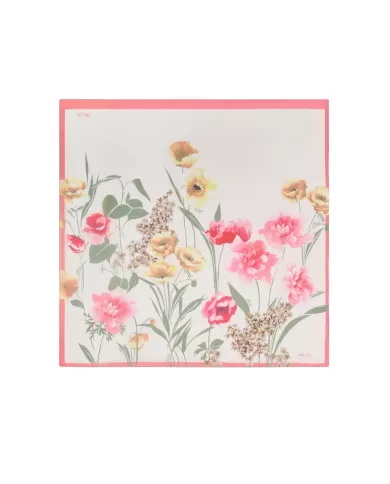 Foulard Donna panna con fantasia floreale 2A5035T0300 |LIU JO Foulard Donna panna con fantasia floreale 2A5035T0300 |LIU JO