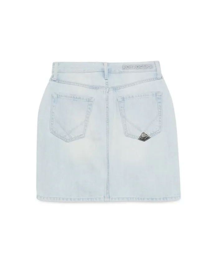 Minigonna Donna jeans chiaro RND106D6060700 NOEMIE|ROY ROGER'S Minigonna Donna jeans chiaro RND106D6060700 NOEMIE|ROY ROGER'S