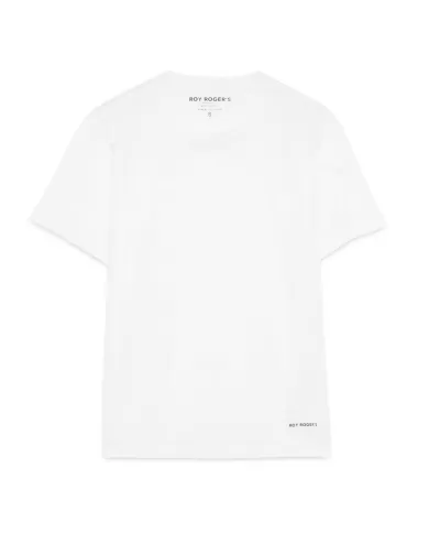 T-shirt Donna bianca regular in cotone RND289CL870451|ROY ROGER'S T-shirt Donna bianca regular in cotone RND289CL870451|ROY ROGER'S