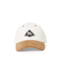 Cappello Uomo denim bianco con visiera scamosciata SCHOOL|ROY ROGER'S