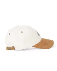 Cappello Uomo denim bianco con visiera scamosciata SCHOOL|ROY ROGER'S