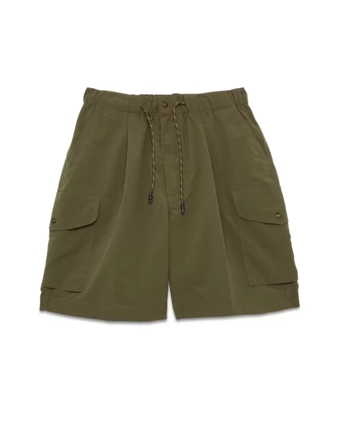 Bermuda Uomo verde militare stile cargo YUKON|ROY ROGER'S Bermuda Uomo verde militare stile cargo YUKON|ROY ROGER'S