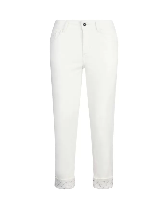 Pantalone Donna bianco, skinny in cotone UA5006T2594 | LIU JO Pantalone Donna bianco, skinny in cotone UA5006T2594 | LIU JO