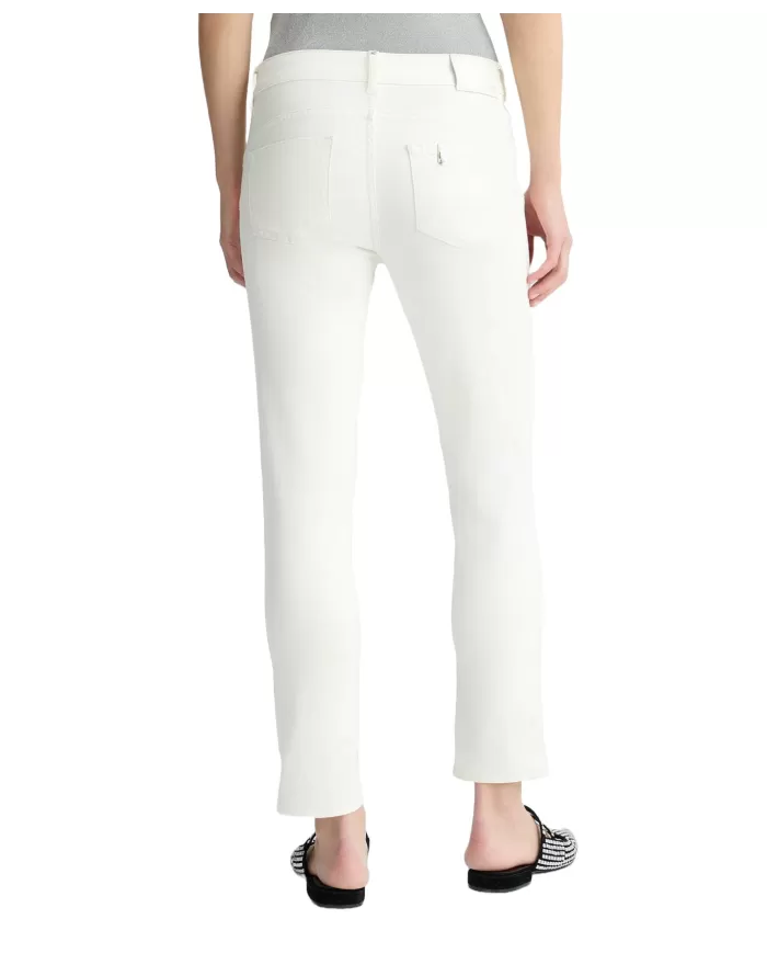 Pantalone Donna bianco, skinny in cotone UA5006T2594 | LIU JO