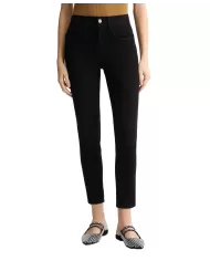 Jeans Donna nero stile skinny a vita alta UA5054D4886 MONROE|LIU JO