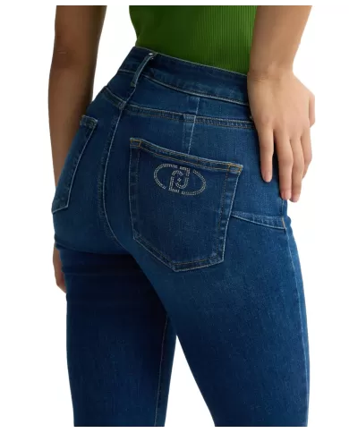 Jeans Donna blu scuro a zampa UA5082D4988 | LIU JO