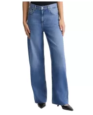 Jeans Donna gamba larga dritta UA5170DS069|LIU JO Jeans Donna gamba larga dritta UA5170DS069|LIU JO