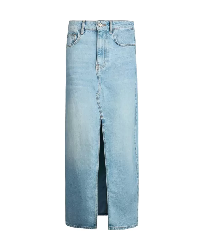 Gonna Donna in jeans con spacco avanti UA5188D4854|LIU JO Gonna Donna in jeans con spacco avanti UA5188D4854|LIU JO