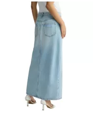 Gonna Donna in jeans con spacco avanti UA5188D4854|LIU JO