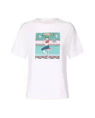 T-shirt Donna bianca con stampa woman WA5342JS923|LIU JO T-shirt Donna bianca con stampa woman WA5342JS923|LIU JO