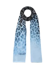 Stola Donna azzurro celo con stampa animalier 2A5031T0300|LIU JO Stola Donna azzurro celo con stampa animalier 2A5031T0300|LIU JO