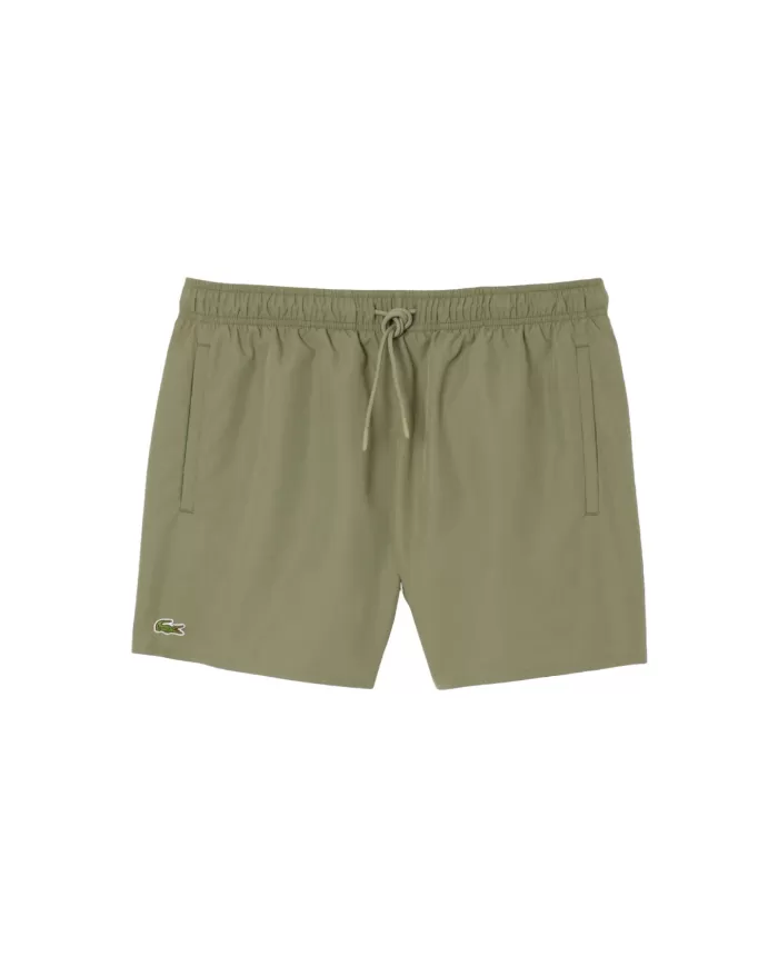 Costume Uomo boxer verde cachi MH6270|LACOSTE Costume Uomo boxer verde cachi MH6270|LACOSTE