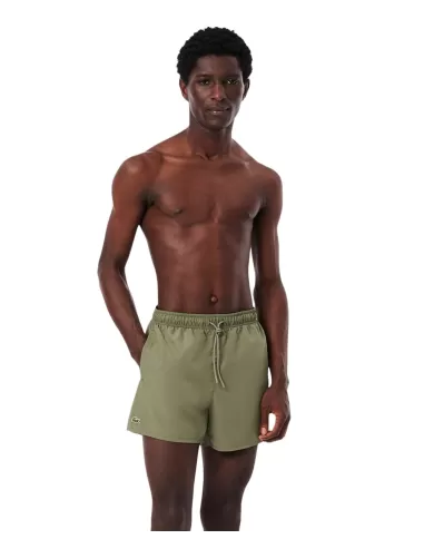 Costume Uomo boxer verde cachi MH6270|LACOSTE Costume Uomo boxer verde cachi MH6270|LACOSTE