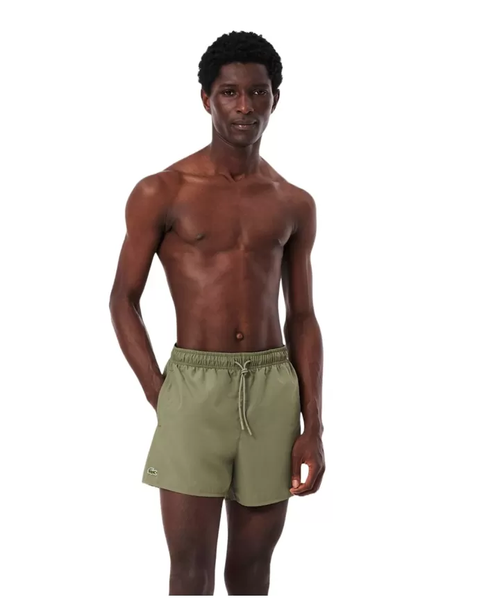 Costume Uomo boxer verde cachi MH6270|LACOSTE Costume Uomo boxer verde cachi MH6270|LACOSTE
