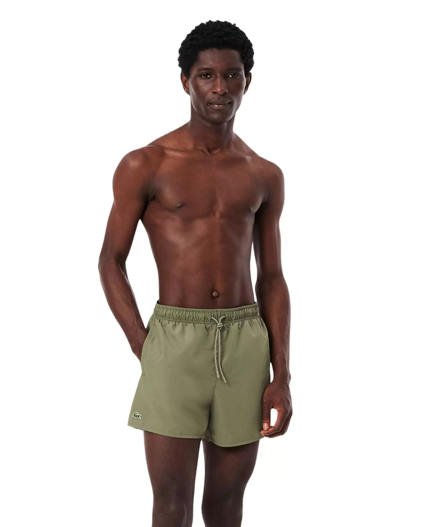 LACOSTE Costume Uomo MH6270 PE 2025 mare in tinta unita con ricamo coccodrillo a - Bild 5 von 5