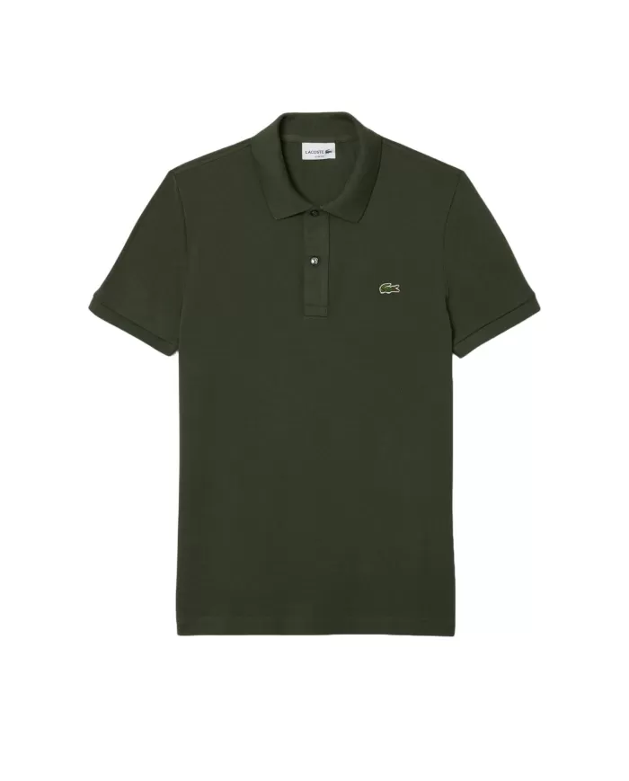 Polo Uomo verde cachi slim fit PH4012|LACOSTE Polo Uomo verde cachi slim fit PH4012|LACOSTE