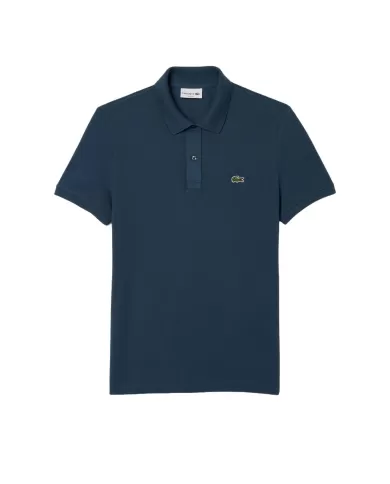 Polo Uomo blu in cotone slim fit PH4012|LACOSTE Polo Uomo blu in cotone slim fit PH4012|LACOSTE
