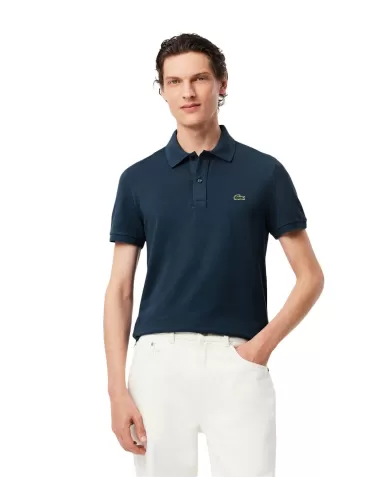 Polo Uomo blu in cotone slim fit PH4012|LACOSTE Polo Uomo blu in cotone slim fit PH4012|LACOSTE
