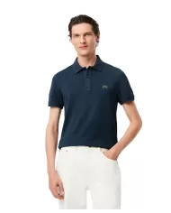Polo Uomo blu in cotone slim fit PH4012|LACOSTE
