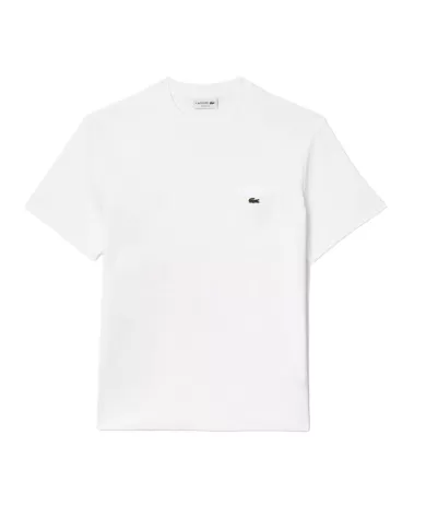 T-shirt Uomo bianca con taschino TH2827 |LACOSTE T-shirt Uomo bianca con taschino TH2827 |LACOSTE