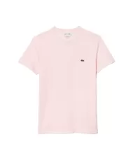 T-shirt Uomo rosa chiaro in cotone regular fit TH6709|LACOSTE