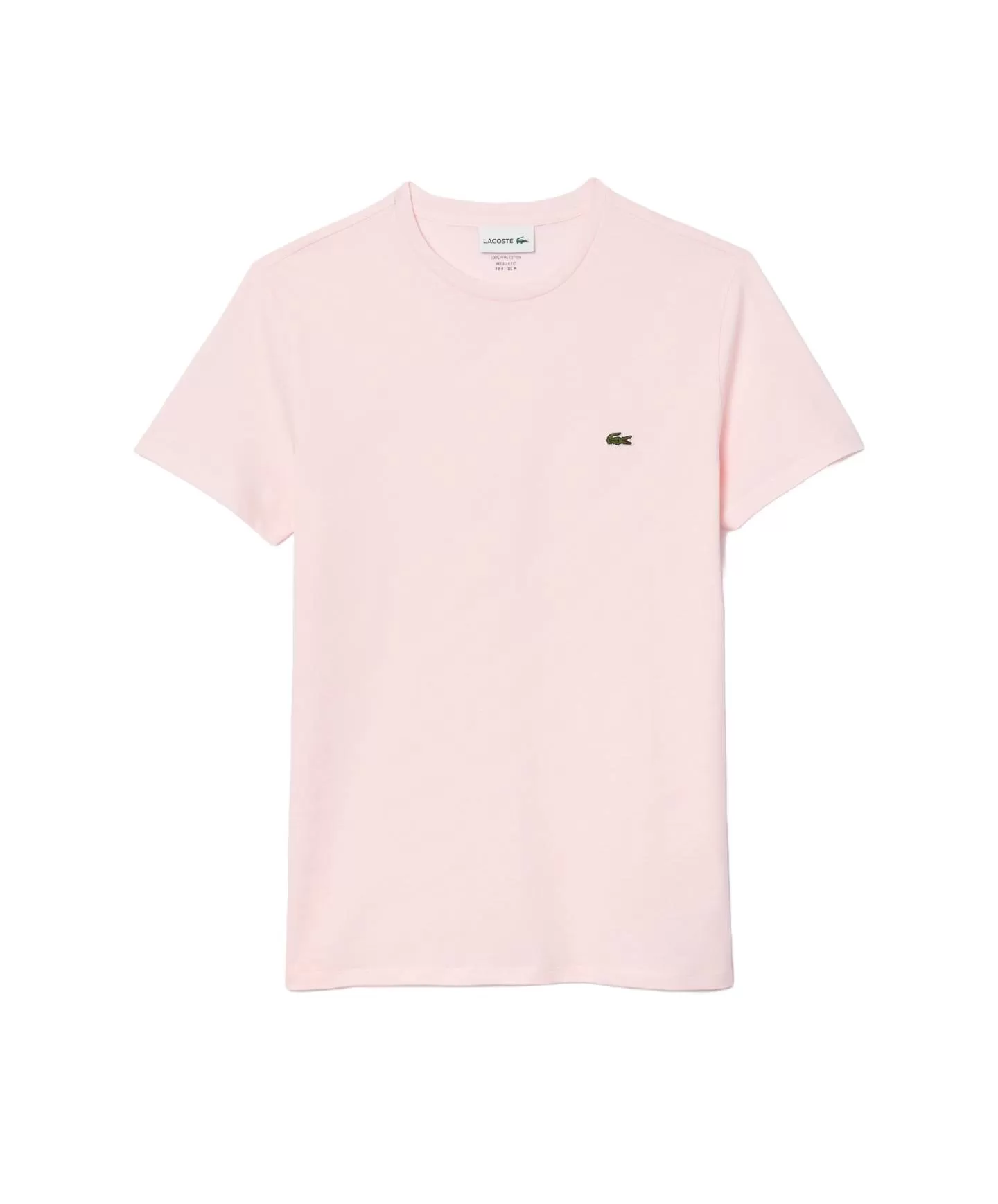LACOSTE T-shirt Uomo TH6709 PE 2025 cotone regular modello basic con ricamo loga - Foto 4 di 5