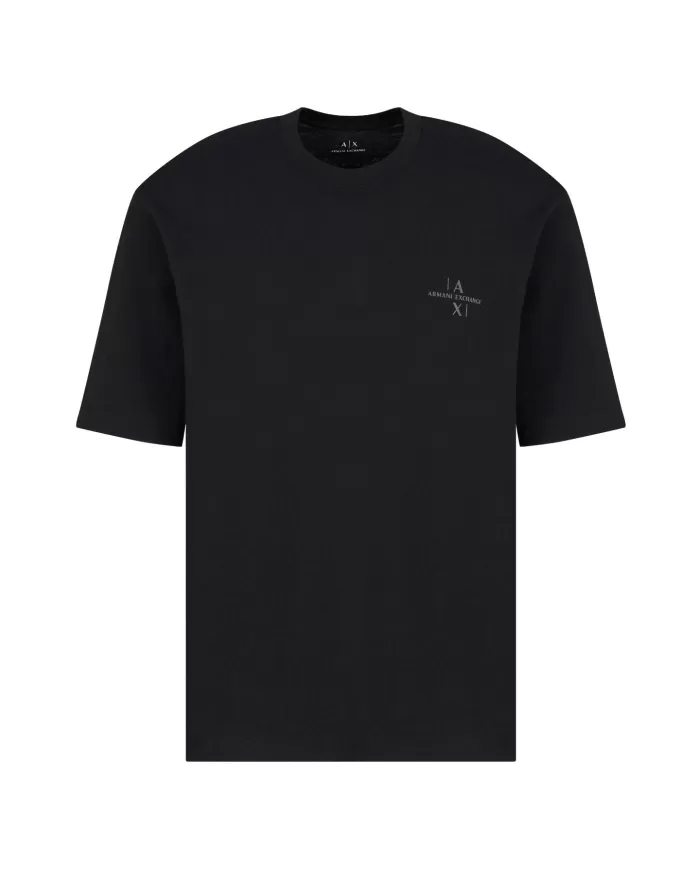 T-shirt Uomo nera in cotone XM000763 AF12308|ARMANI EXCHANGE T-shirt Uomo nera in cotone XM000763 AF12308|ARMANI EXCHANGE