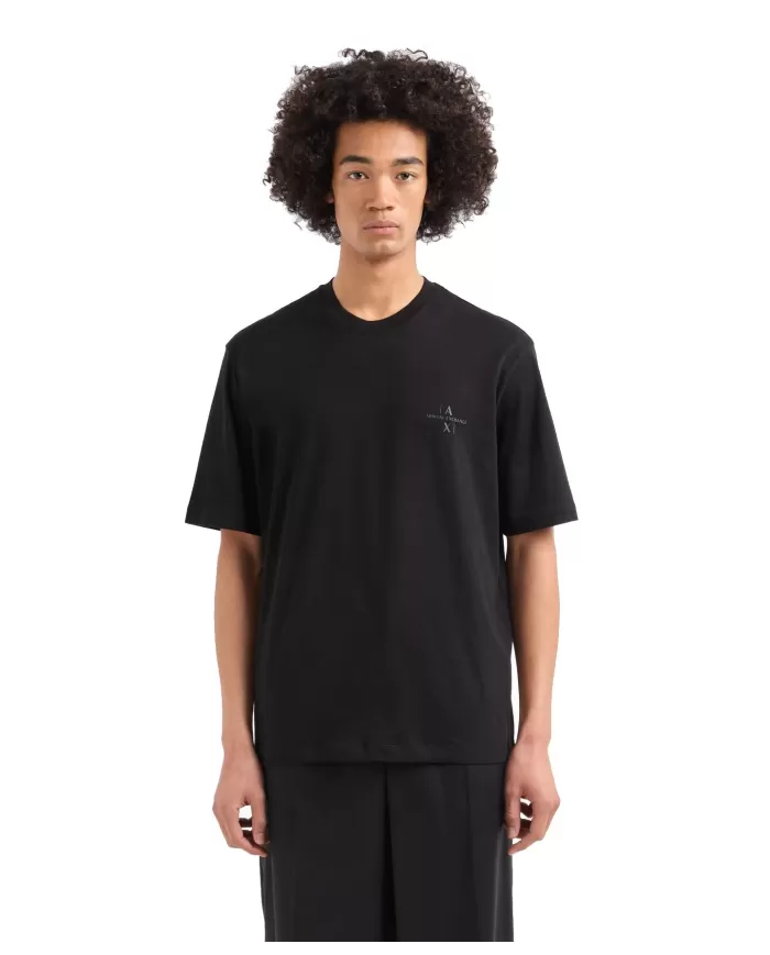 T-shirt Uomo nera in cotone XM000763 AF12308|ARMANI EXCHANGE T-shirt Uomo nera in cotone XM000763 AF12308|ARMANI EXCHANGE