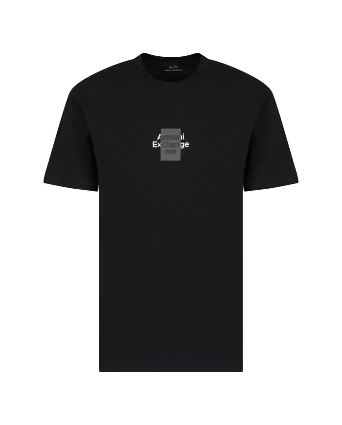 T-shirt Uomo nera in cotone XM000767 AF12308|ARMANI EXCHANGE T-shirt Uomo nera in cotone XM000767 AF12308|ARMANI EXCHANGE